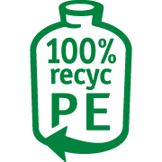 100% recycled PE