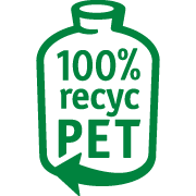 100% recycled PET