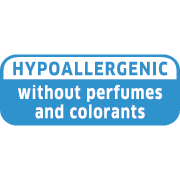 hypoallergenic without perfumes and colorants