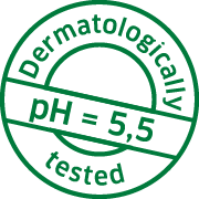 Dermatologically tested pH 5,5