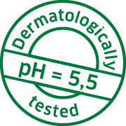 dermatologically tested pH 5,5