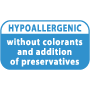 Pictogram hypoallergenic without colorants and addition of preservatives