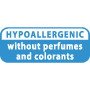 Pictogram hypoallergenic without perfumes and colorants
