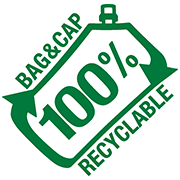 Icon 100% recyceltes PET Beutel