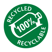 Recycling-Picto Bottle: 100%