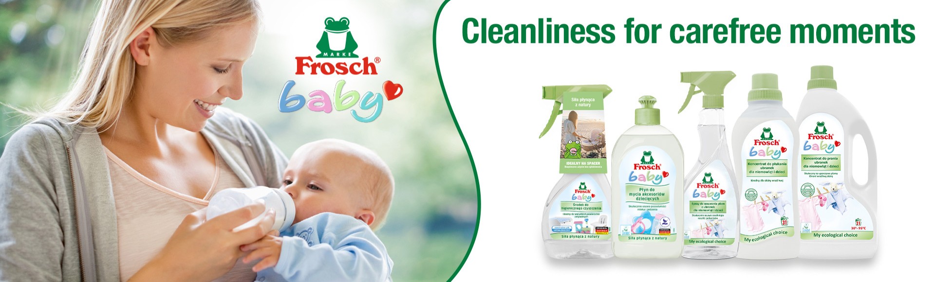 FROSCH Baby Cleaning Liquid, For Toys, Dishes, and More 16.9 oz (pack of 2)