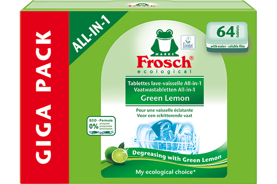  Frosch Tablettes lave-vaisselle Citron Vert 