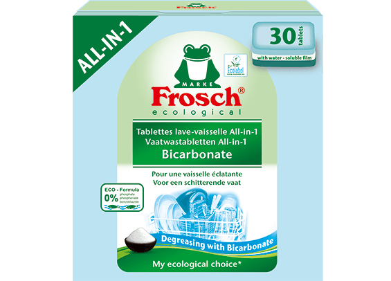  Frosch Vaatwastabletten All-in-1 Bicarbonate 