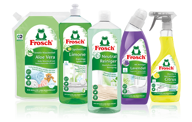 Découvrir les lessives et produits de soin du linge de Frosch