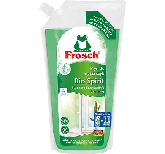 Frosch Bio Spirit płyn do mycia szyb - zapas 