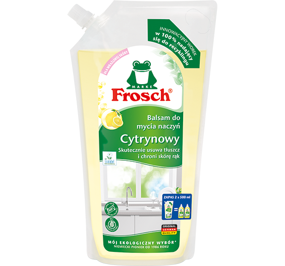  Frosch Balsam do mycia naczyń Cytrynowy - zapas 