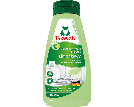  Frosch Żel do zmywarek All-in-One Limonkowy 