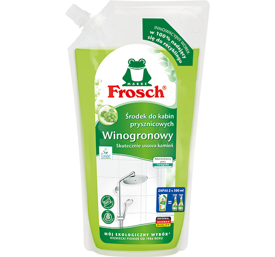  Frosch Winogronowy środek do kabin prysznicowych - zapas 