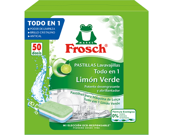 Dishwasher Tablets All-in-1 Green Lemon