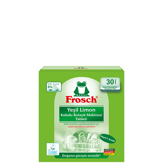  Frosch Dishwashing tabs All-in-one Green Lemon 