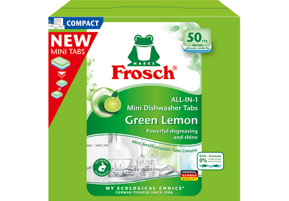 ALL-IN-1 Mini Dishwasher Tabs Green Lemon