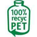 100% Recyc PET logo